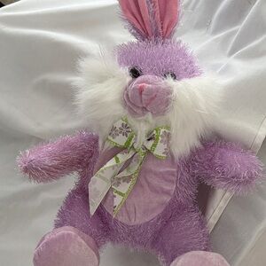 Purple and Pink Plush Bunny